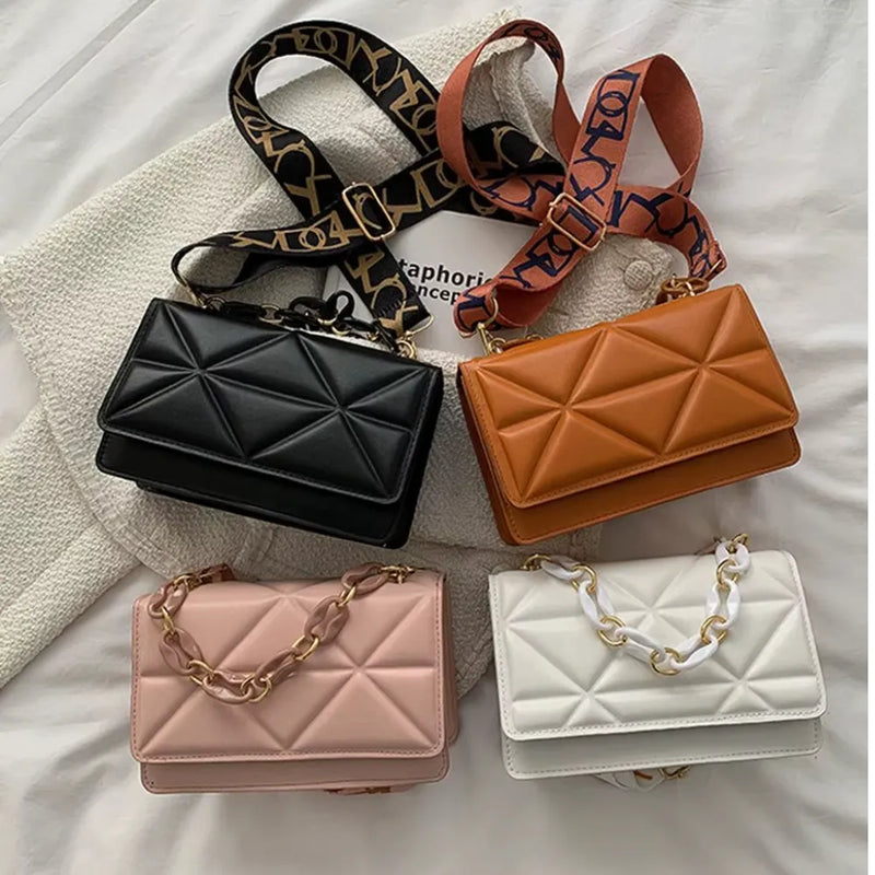 Bolsa Feminina de Ombro – Moda Casual, Grande Capacidade, Couro PU - BellaBag