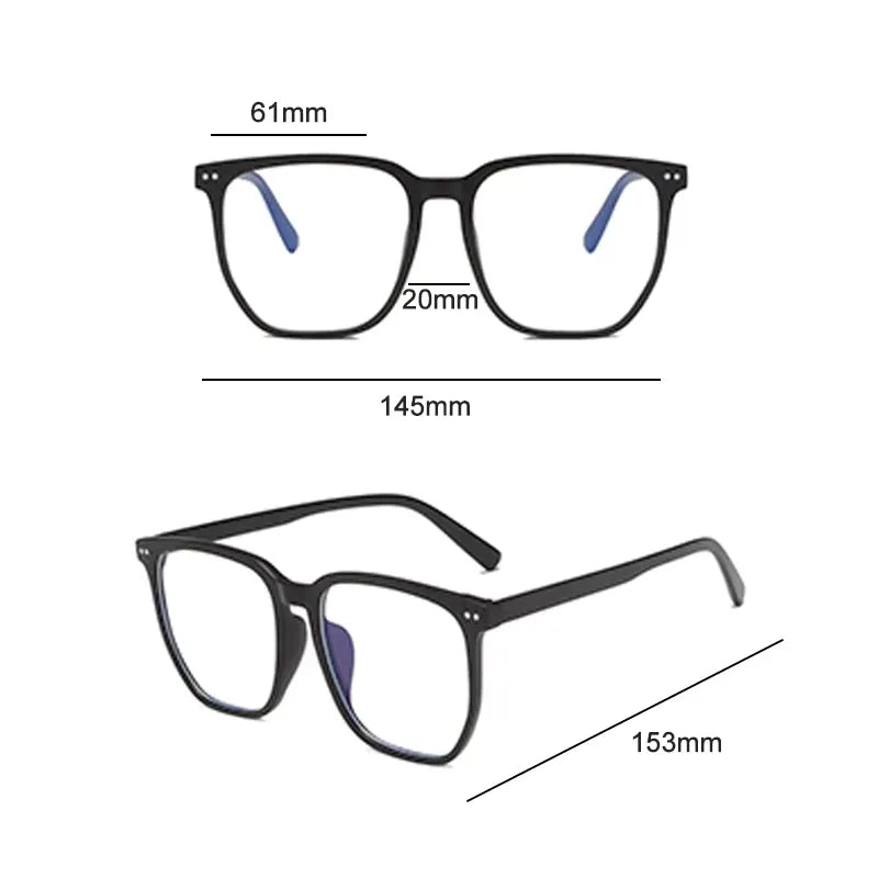 Óculos Transparentes Redondos – Anti Luz Azul, Unissex, Proteção UV400, Design Moderno
