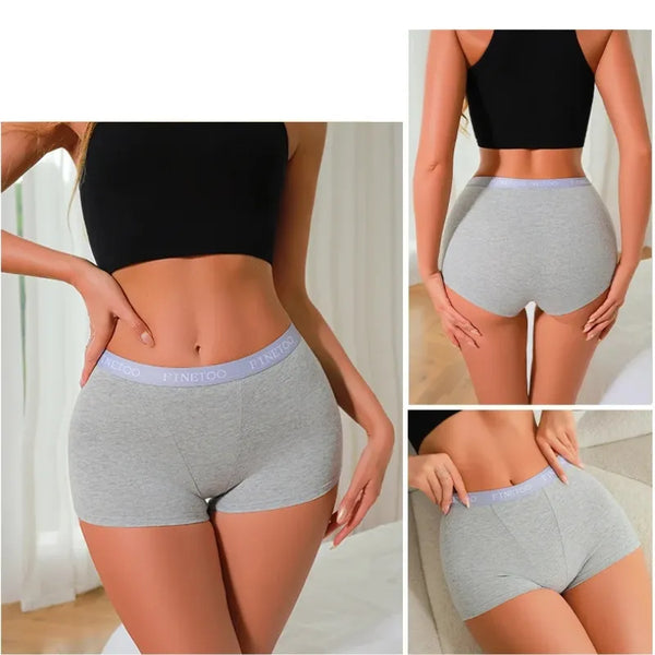 Kit 3 Calcinhas Box Boyshort – Algodão Sem Costura, Conforto e Estilo Cute Byte