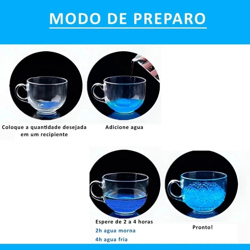 Brinquedo de bolinhas de gel automático  + 5000 bolinhas - SafeShoot