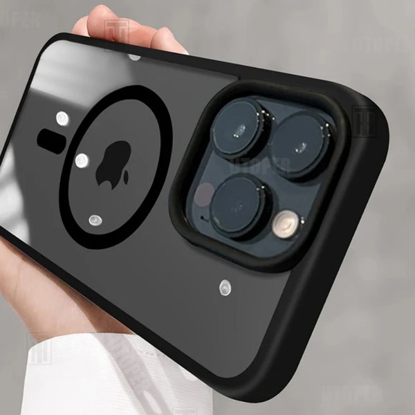 Capa Magnética Premium Anti-Queda para iPhone - Proteção Total + Estilo