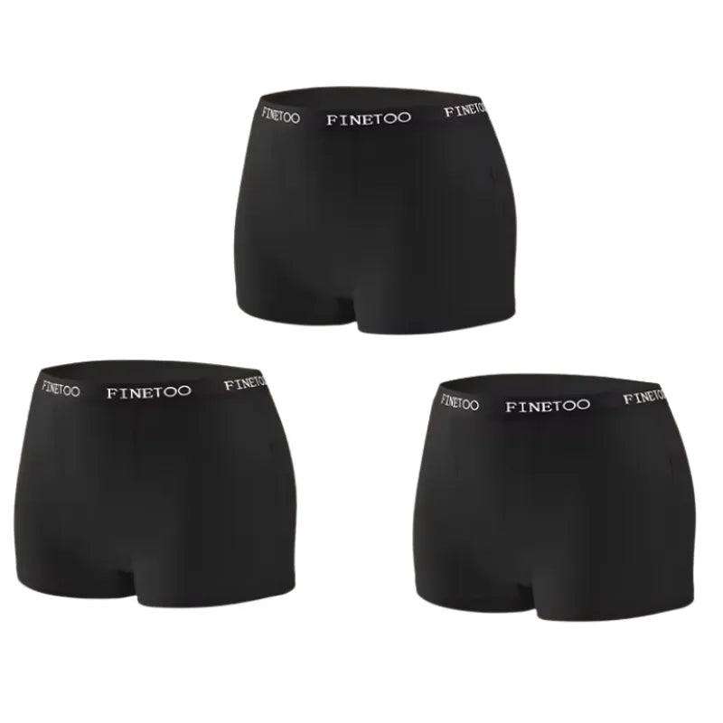 Kit 3 Calcinhas Box Boyshort – Algodão Sem Costura, Conforto e Estilo Cute Byte
