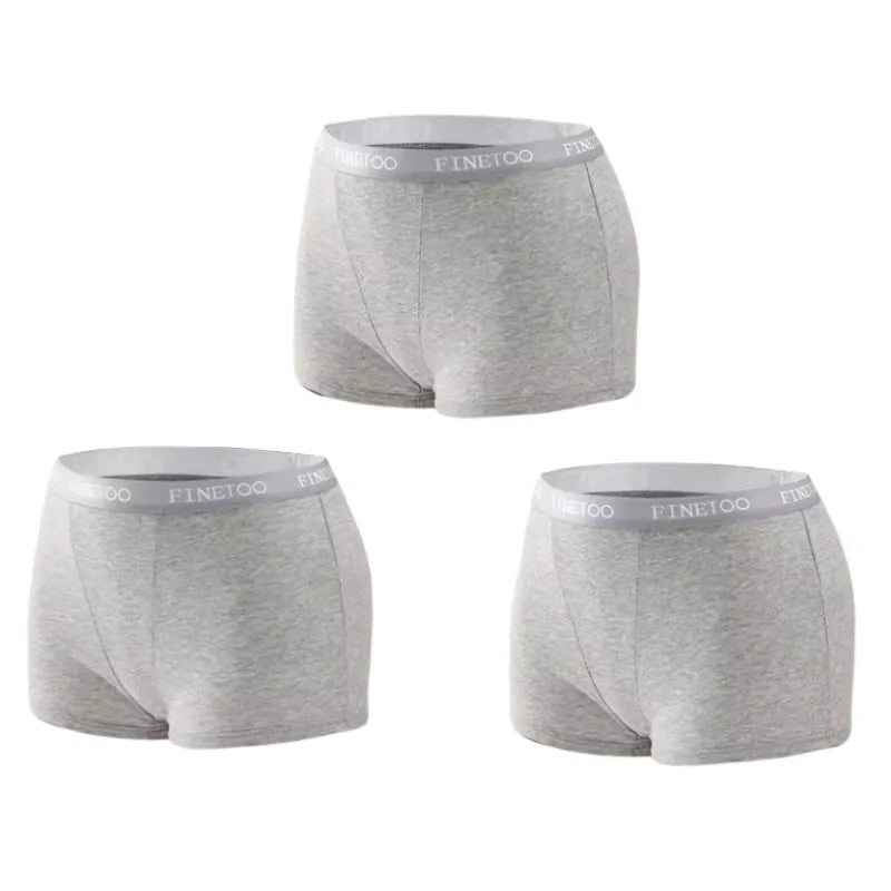 Kit 3 Calcinhas Box Boyshort – Algodão Sem Costura, Conforto e Estilo Cute Byte