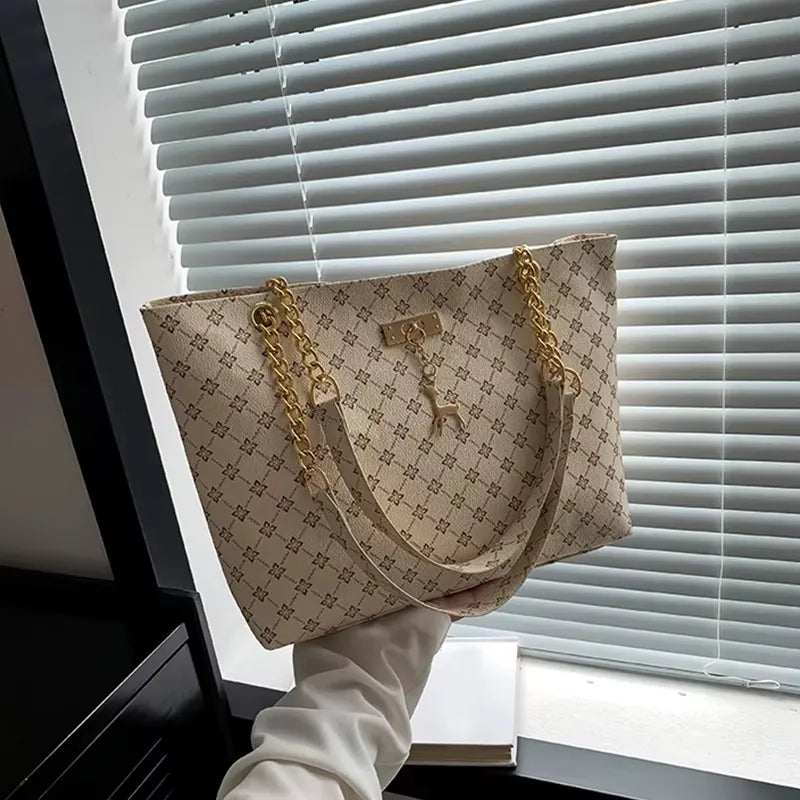 Bolsa Feminina SoftLux™ – Couro Macio, Grande Capacidade, Estilo Versátil