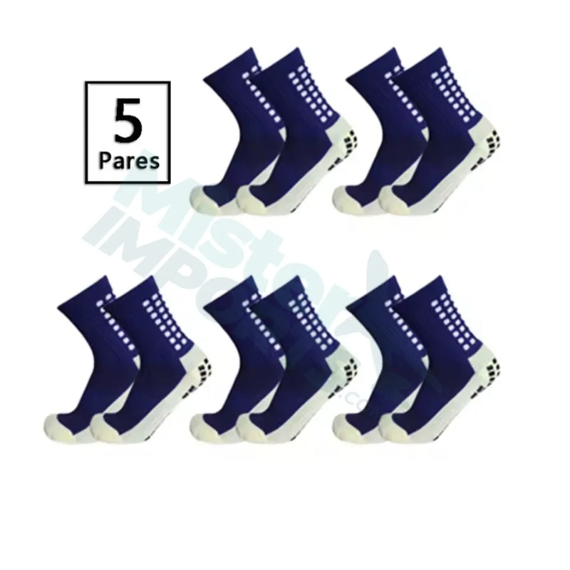 KIT 5 PARES MEIAS ESPORTIVAS MISTER IMPORTS CANO MÉDIO - Performance e Conforto Profissional!