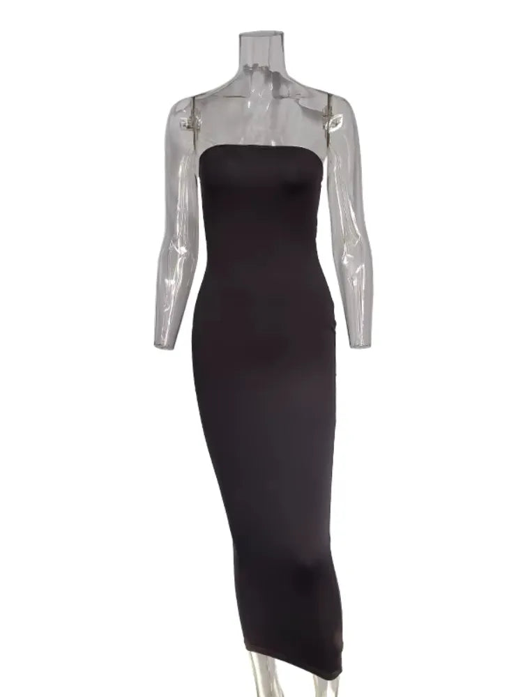 Vestido Longo TOB - Tubinho Suplex Tomara que Caia