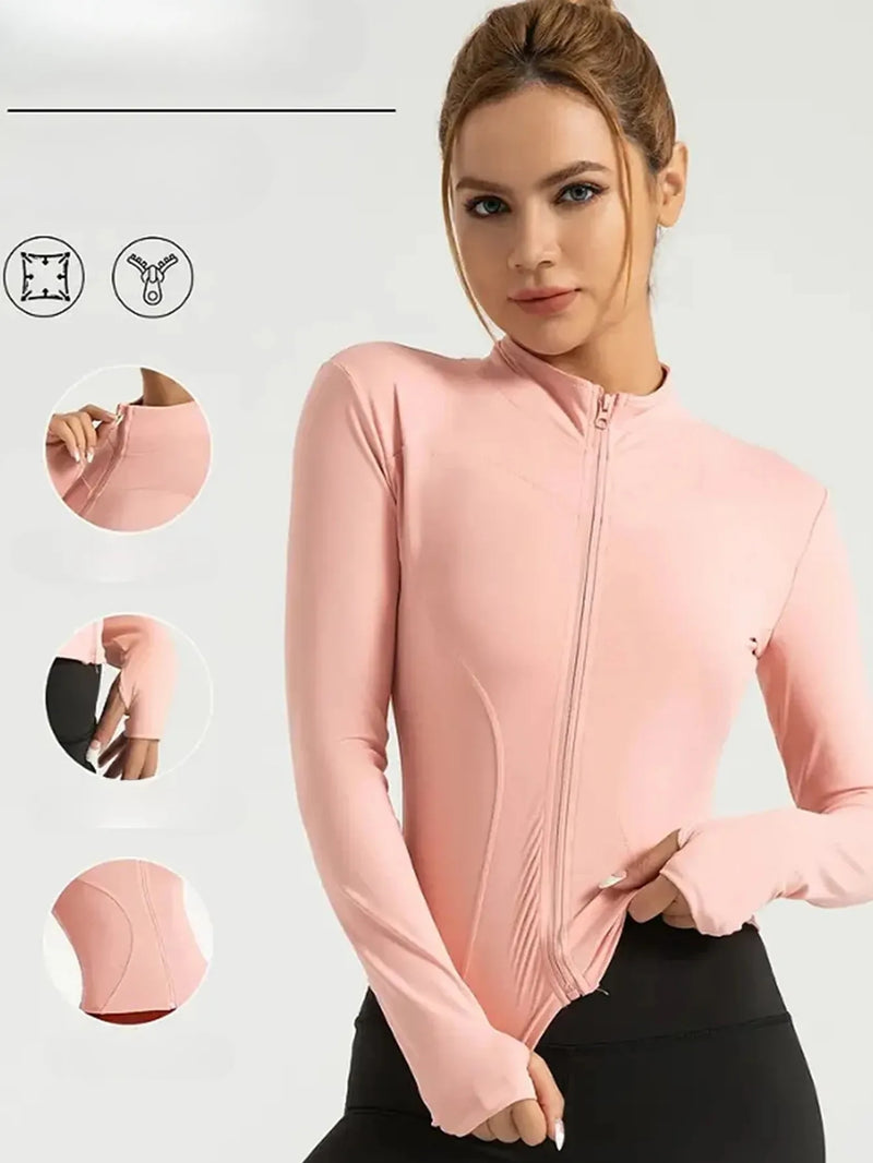 Camiseta Manga Longa  Fitness de Manga Comprida - FlexyJacket