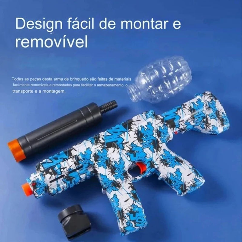 Brinquedo de bolinhas de gel automático  + 5000 bolinhas - SafeShoot