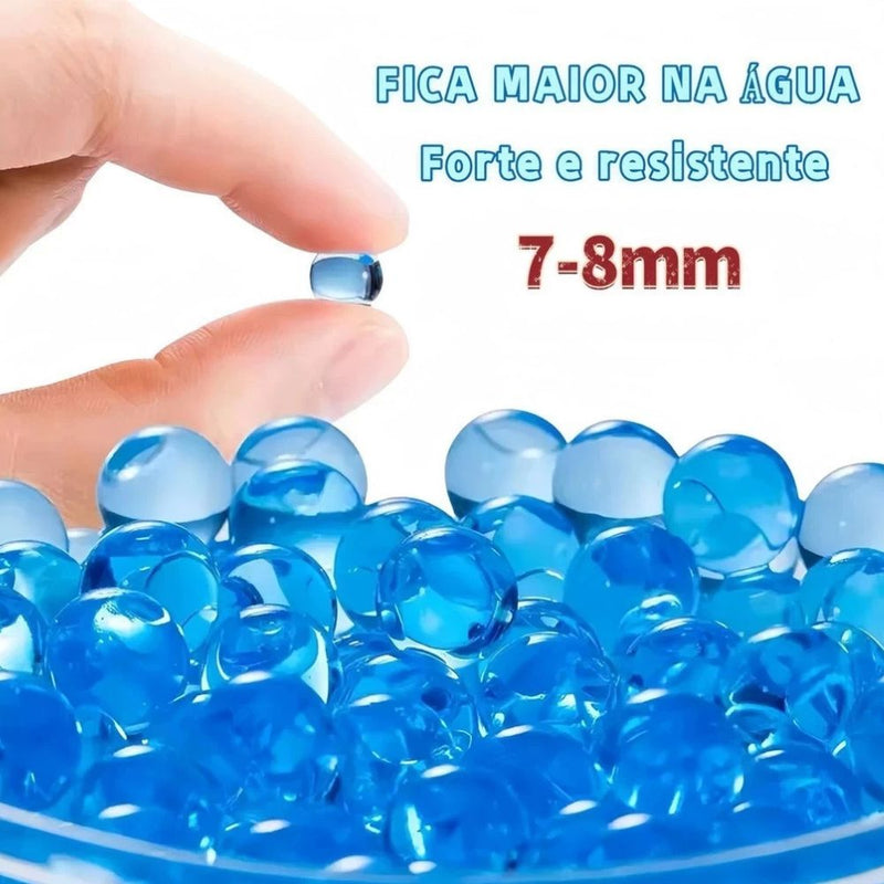 Brinquedo de bolinhas de gel automático  + 5000 bolinhas - SafeShoot