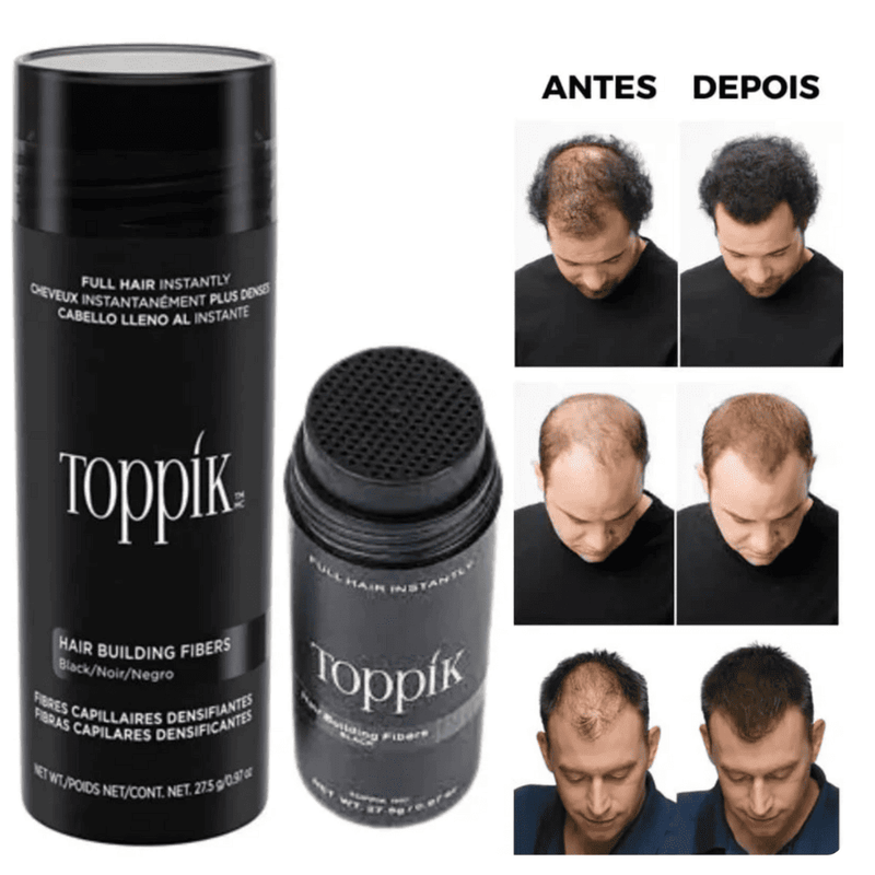 Fibra Capilar Invisível para Falhas e Calvície - Mister Hair Fiber™