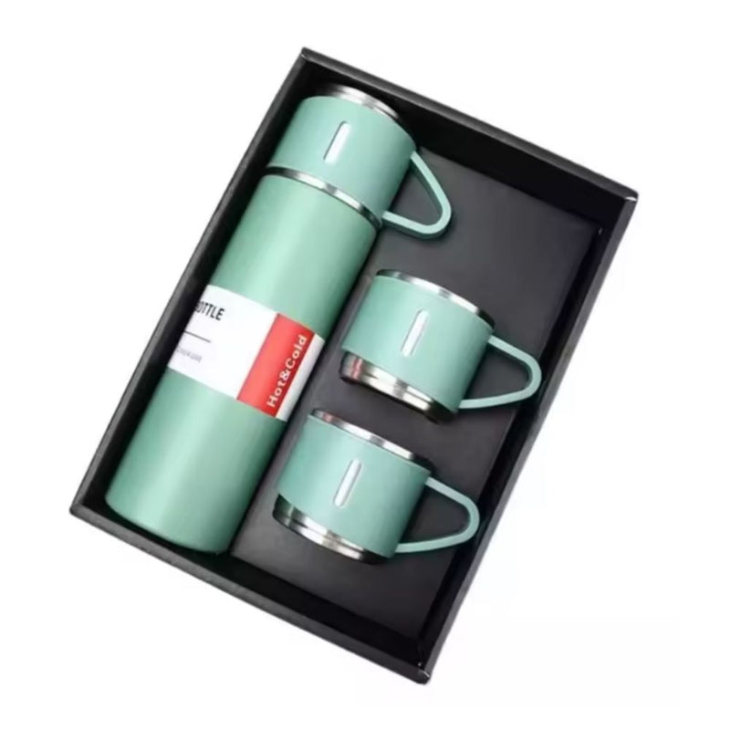 Kit Garrafa  Caneca Térmica em Inox - ThermoCup