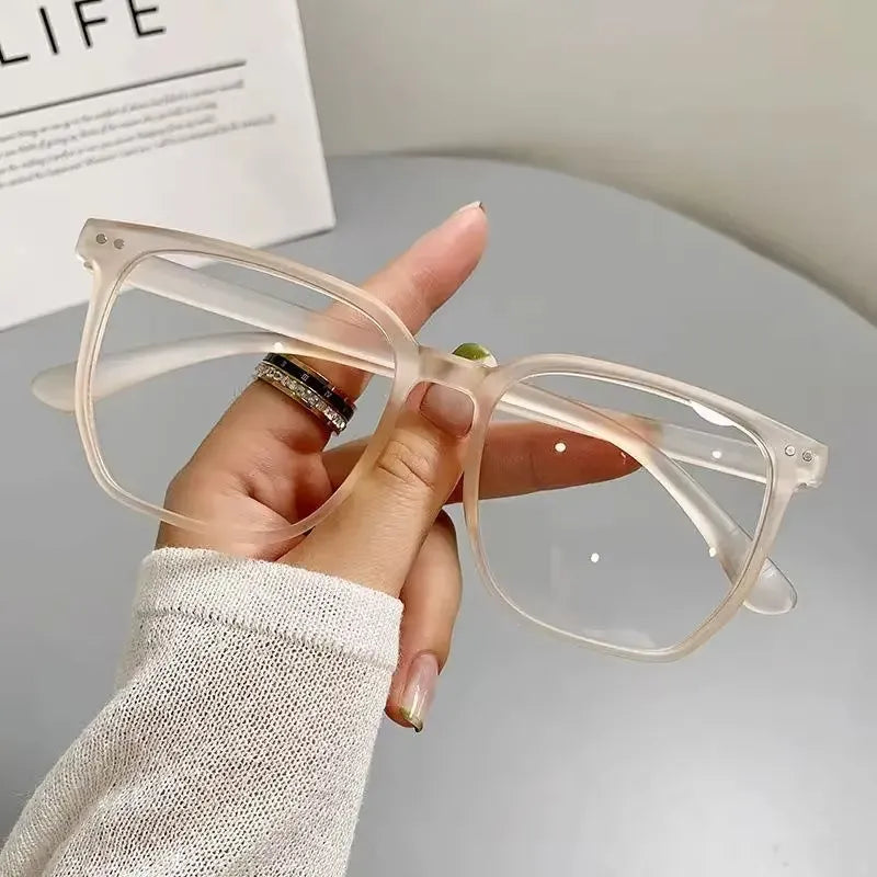 Óculos Transparentes Redondos – Anti Luz Azul, Unissex, Proteção UV400, Design Moderno