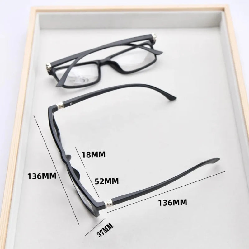 Kit com 2 Óculos de Leitura Progressivos Anti-Luz Azul (Multifoco) - Sighttoo™