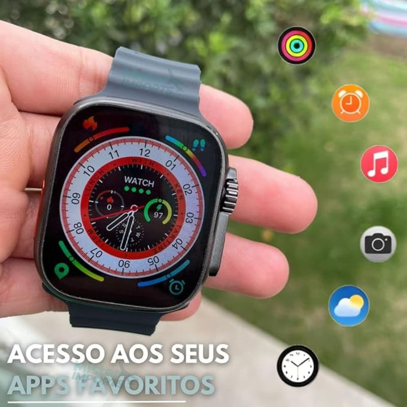 Smartwatch T900 Ultra – O Mais Vendido em 2025!