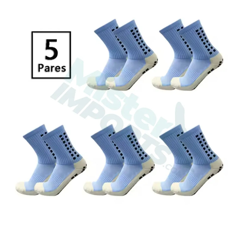 KIT 5 PARES MEIAS ESPORTIVAS MISTER IMPORTS CANO MÉDIO - Performance e Conforto Profissional!