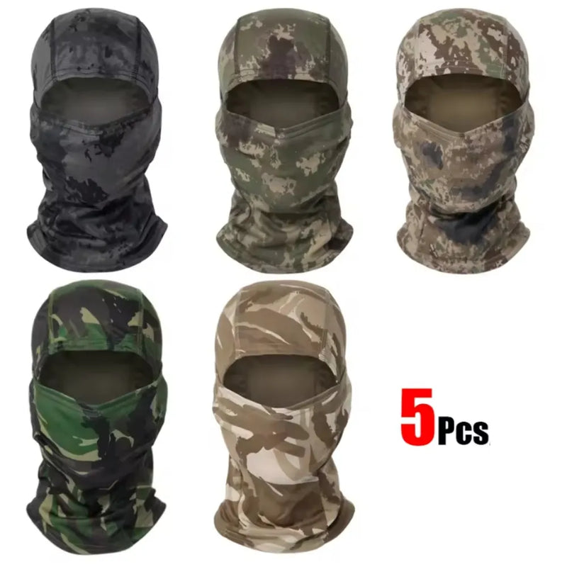 KIT BALACLAVA BTT - 5 PEÇAS - Proteção Total para Esportes e Atividades ao Ar Livre!