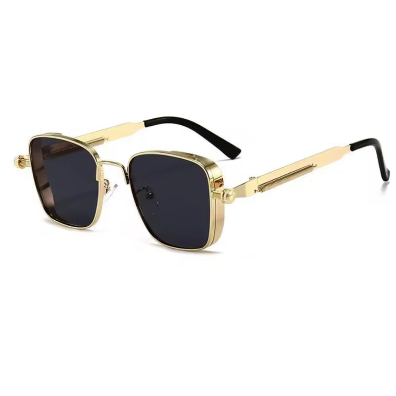 Óculos de Sol Masculino Shatar™ – Polarizado UV400, Alta Qualidade & Estilo Punk Moderno