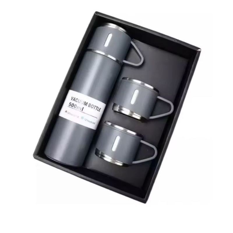 Kit Garrafa  Caneca Térmica em Inox - ThermoCup