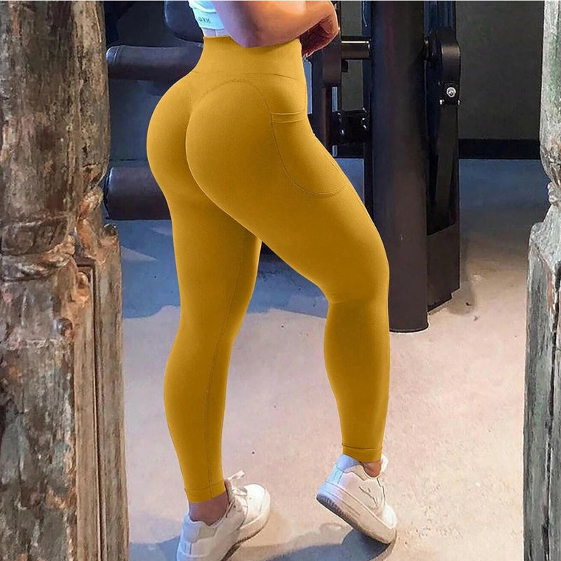 Calça Legging Com Bolso sem Costura Levanta Bum Bum - LiftPocket Leggings