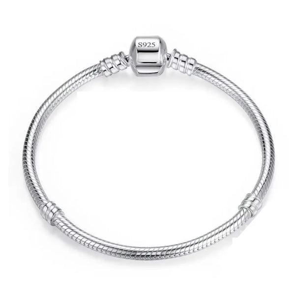 Pulseira em Prata Esterlina 925 Osso de Cobra - URBABY