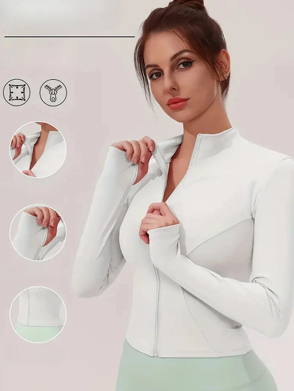 Camiseta Manga Longa  Fitness de Manga Comprida - FlexyJacket