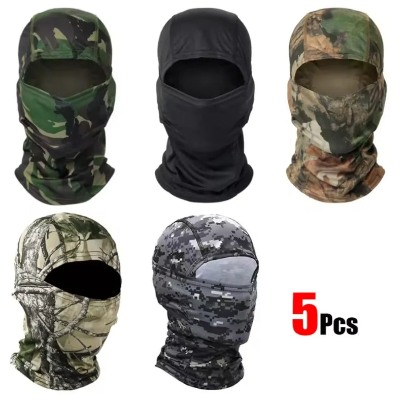 KIT BALACLAVA BTT - 5 PEÇAS - Proteção Total para Esportes e Atividades ao Ar Livre!