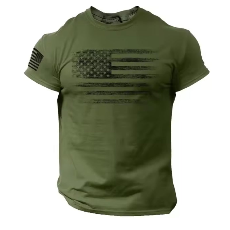 CAMISETA SPORT 3D EUA - Estilo Streetwear e Conforto Premium!