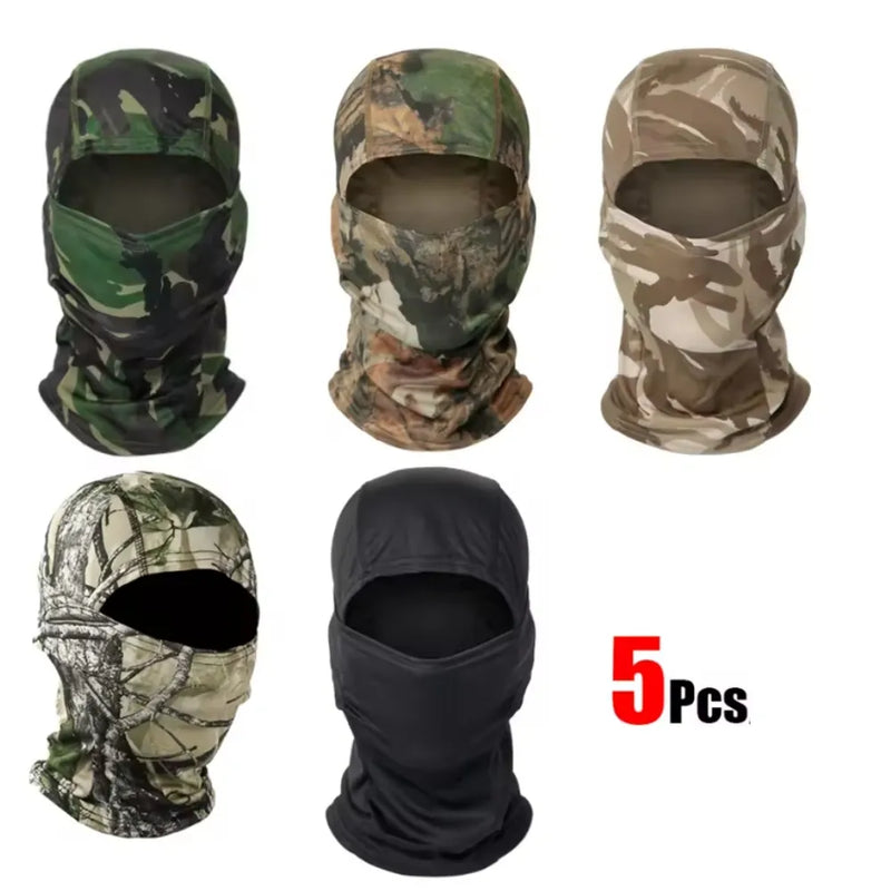 KIT BALACLAVA BTT - 5 PEÇAS - Proteção Total para Esportes e Atividades ao Ar Livre!