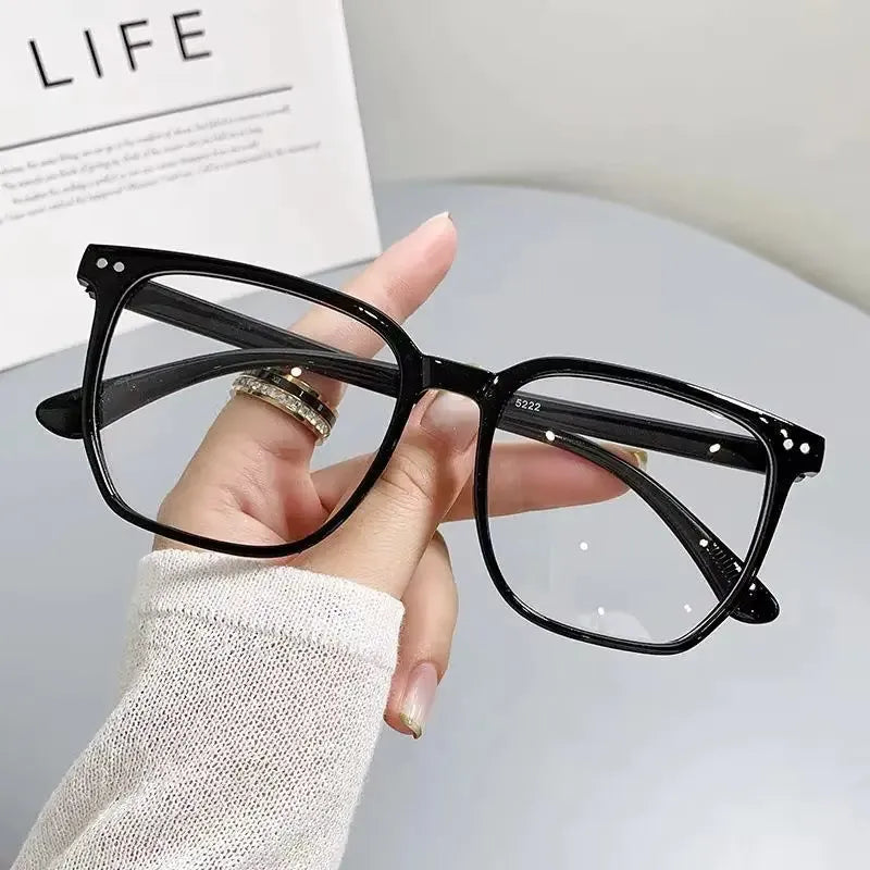 Óculos Transparentes Redondos – Anti Luz Azul, Unissex, Proteção UV400, Design Moderno