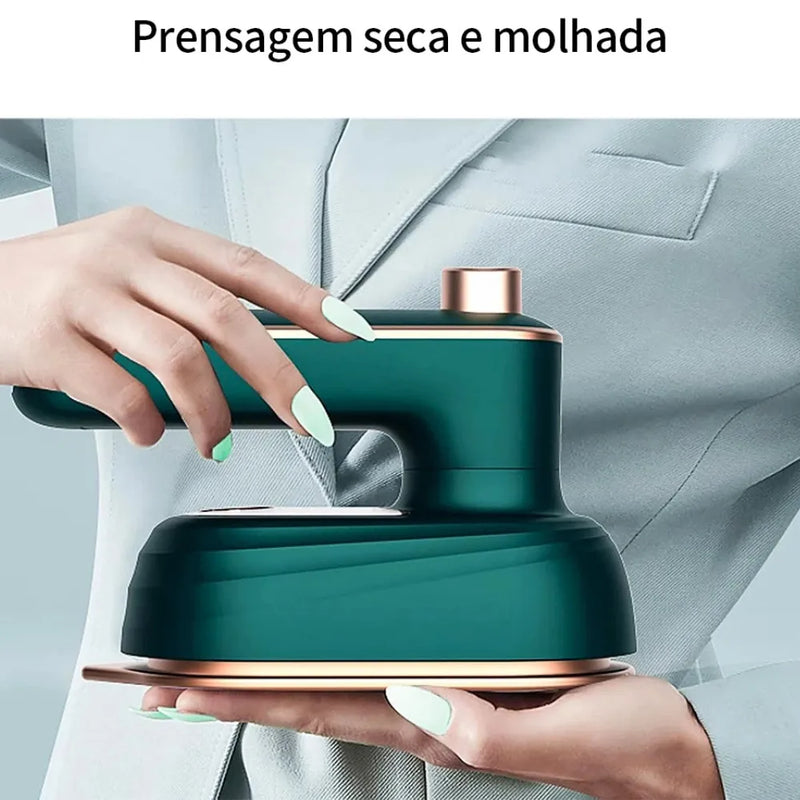 Mini Ferro de Passar Roupas Portátil - FlexiPress
