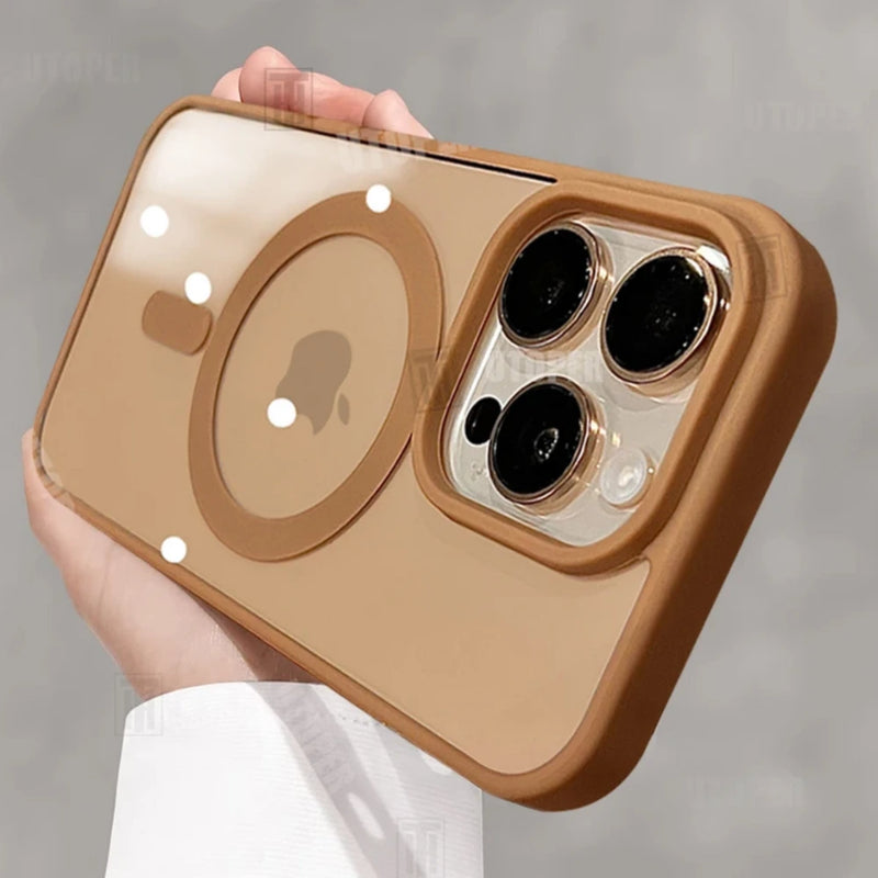 Capa Magnética Premium Anti-Queda para iPhone - Proteção Total + Estilo