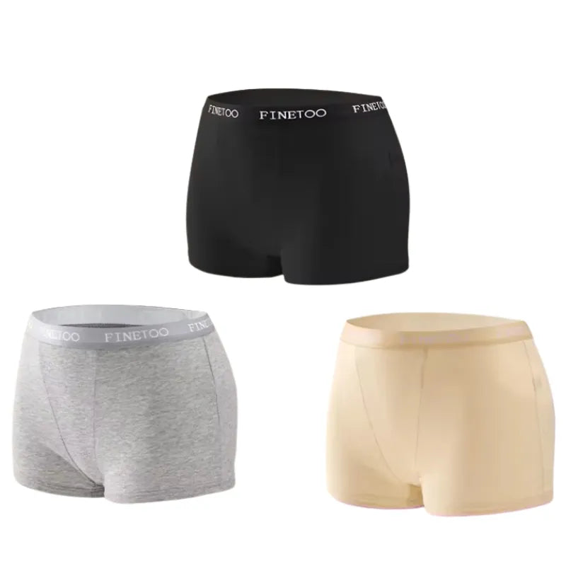 Kit 3 Calcinhas Box Boyshort – Algodão Sem Costura, Conforto e Estilo Cute Byte