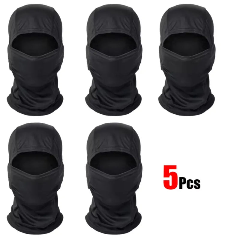 KIT BALACLAVA BTT - 5 PEÇAS - Proteção Total para Esportes e Atividades ao Ar Livre!