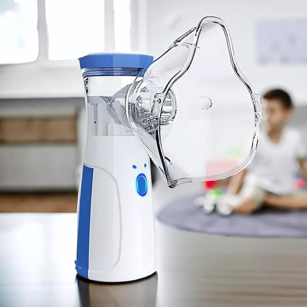 Inalador Nebulizador Ultrassônico Portatil Silencioso Cabo Usb Pilha - VaporCare™