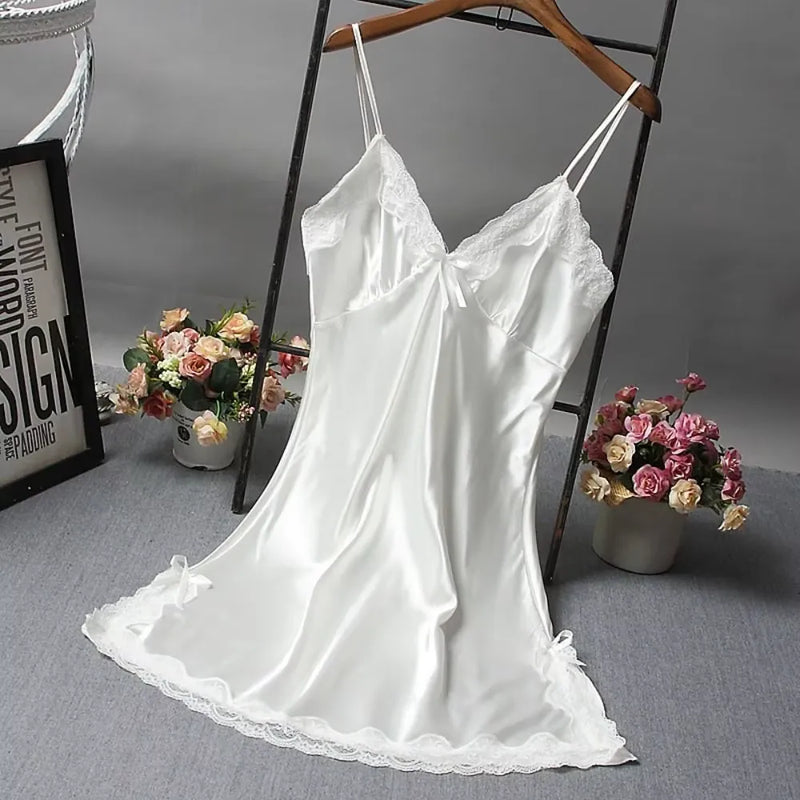 Camisola de Renda com Detalhes em Patchwork - SEDUCTIVE NIGHTS