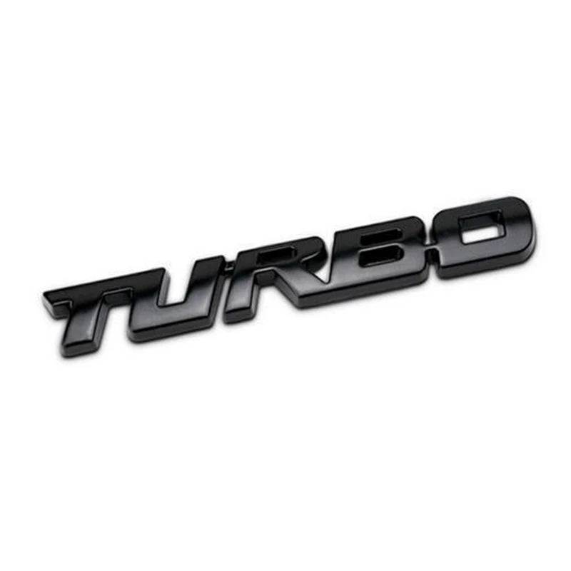 Adesivo para carro Turbo 3D