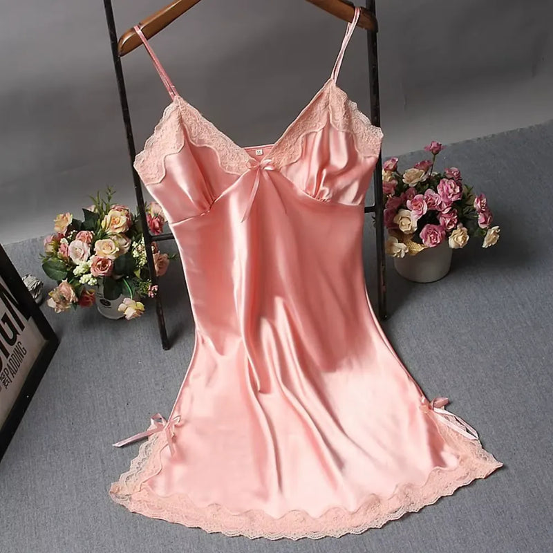 Camisola de Renda com Detalhes em Patchwork - SEDUCTIVE NIGHTS