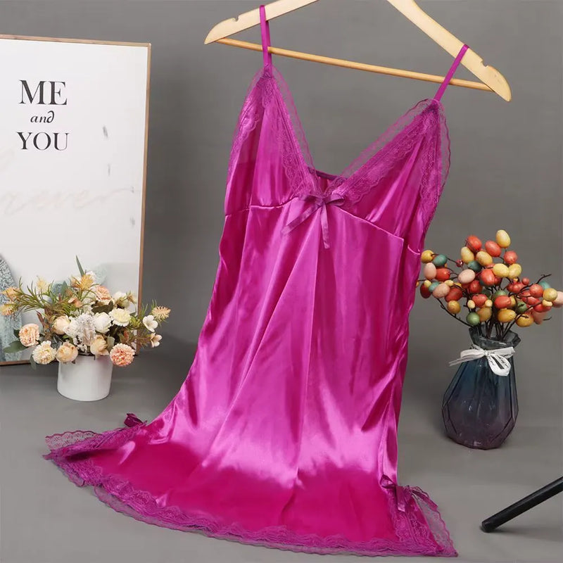 Camisola de Renda com Detalhes em Patchwork - SEDUCTIVE NIGHTS
