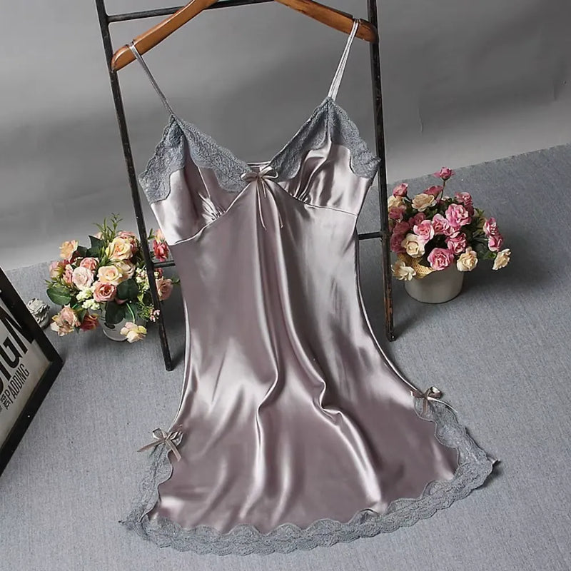 Camisola de Renda com Detalhes em Patchwork - SEDUCTIVE NIGHTS