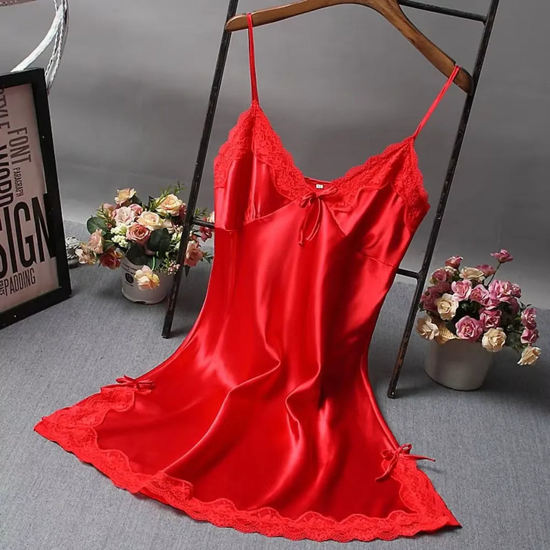 Camisola de Renda com Detalhes em Patchwork - SEDUCTIVE NIGHTS