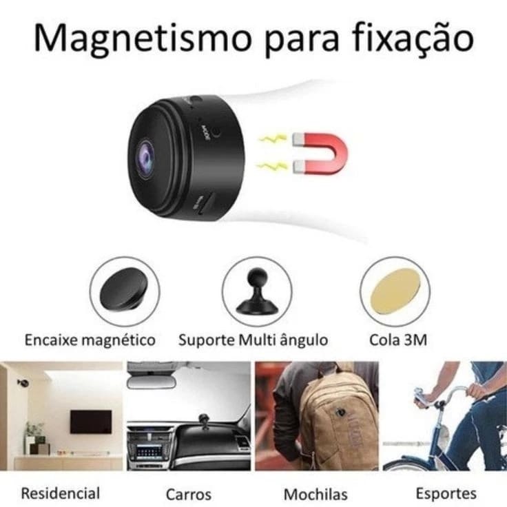 Mini Câmera Compacta - Mister Cam Pro™