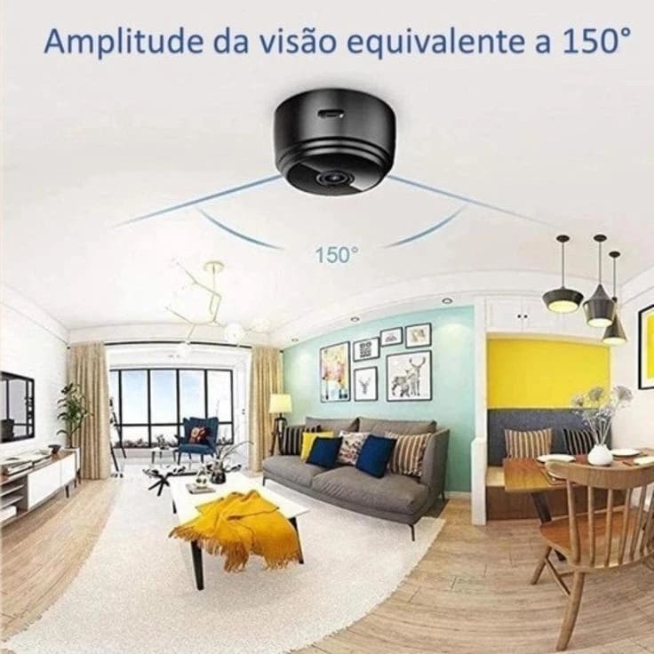 Mini Câmera Compacta - Mister Cam Pro™